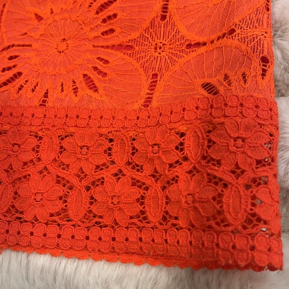 Zimmermann red lace midi skirt sample size 4/6 - Picture 8 of 11